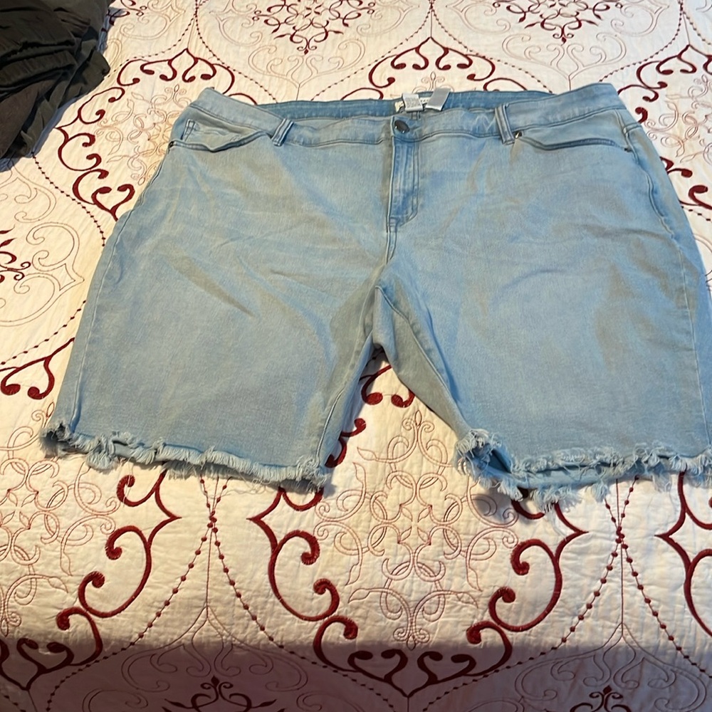 Plus size denim shorts size 26